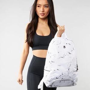 Buffbunny Gamechanger Backpack White Marble